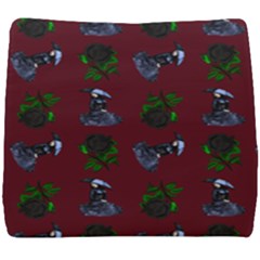 Gothic Girl Rose Red Pattern Seat Cushion