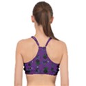 Gothic Girl Rose Purple Pattern Basic Training Sports Bra View2