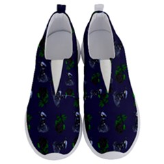 Gothic Girl Rose Blue Pattern No Lace Lightweight Shoes