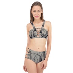 Vintage Ship Cage Up Bikini Set