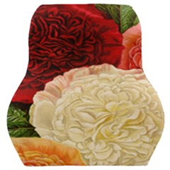 Vintage Carnation Flowers Car Seat Back Cushion 