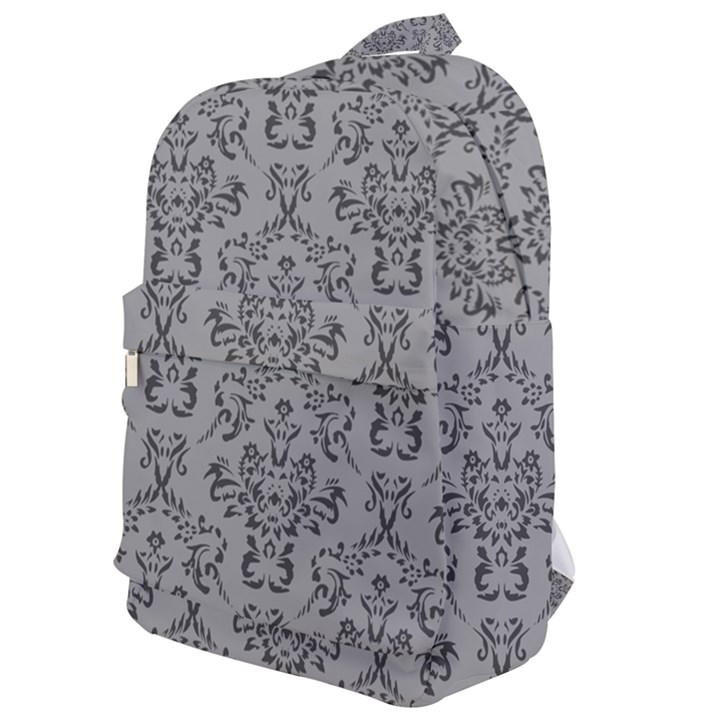 Victorian Paisley Grey Classic Backpack