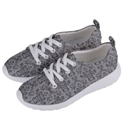 Victorian Paisley Grey Women s Lightweight Sports Shoes