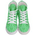 Victorian Paisley Green Women s Hi-Top Skate Sneakers View1