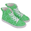 Victorian Paisley Green Women s Hi-Top Skate Sneakers View3