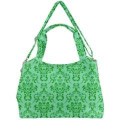 Victorian Paisley Green Double Compartment Shoulder Bag by snowwhitegirl