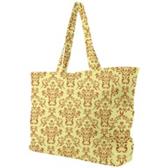 Victorian Paisley Yellow Simple Shoulder Bag by snowwhitegirl