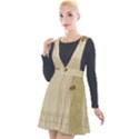 Flapper Lady Vintage Plunge Pinafore Velour Dress View1