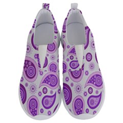 Retro Paisley Purple No Lace Lightweight Shoes