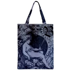 Victorian Angel With Shining Light Zipper Classic Tote Bag by snowwhitegirl