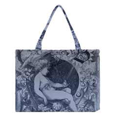 Victorian Angel With Shining Light Medium Tote Bag by snowwhitegirl