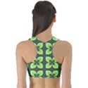 Retro Flower Green Sports Bra View2