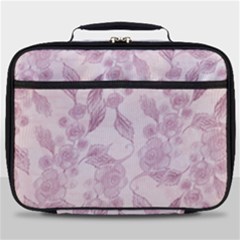 Pink Floral Full Print Lunch Bag by snowwhitegirl