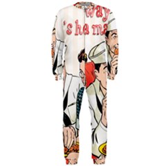 Retro Sailor Eating Cookie Onepiece Jumpsuit (men)  by snowwhitegirl