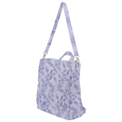 Blue Floral Crossbody Backpack