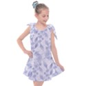 Blue Floral Kids  Tie Up Tunic Dress View1