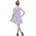 Blue Floral Kids  Tie Up Tunic Dress View2