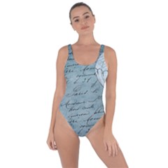 Vintage Hot Air Balloon Lettter Bring Sexy Back Swimsuit by snowwhitegirl