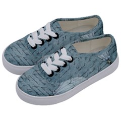 Vintage Hot Air Balloon Lettter Kids  Classic Low Top Sneakers by snowwhitegirl