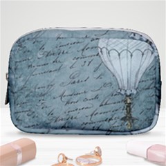 Vintage Hot Air Balloon Lettter Make Up Pouch (small)