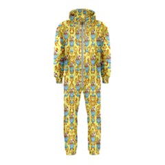 Paisley Yellow Sundaes Hooded Jumpsuit (kids) by snowwhitegirl