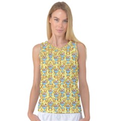 Paisley Yellow Sundaes Women s Basketball Tank Top by snowwhitegirl