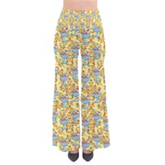 Paisley Yellow Sundaes So Vintage Palazzo Pants by snowwhitegirl