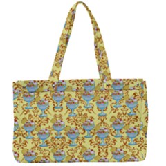 Paisley Yellow Sundaes Canvas Work Bag by snowwhitegirl