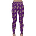 Victorian Crosses Purple Classic Yoga Leggings View1