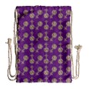 Victorian Crosses Purple Drawstring Bag (Large) View1