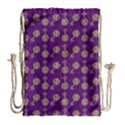 Victorian Crosses Purple Drawstring Bag (Large) View2