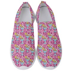 Paisley Pink Sundaes Men s Slip On Sneakers