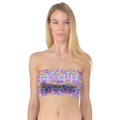 Paisley Lilac Sundaes Bandeau Top