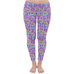 Paisley Lilac Sundaes Classic Winter Leggings by snowwhitegirl