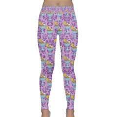 Paisley Lilac Sundaes Classic Yoga Leggings by snowwhitegirl