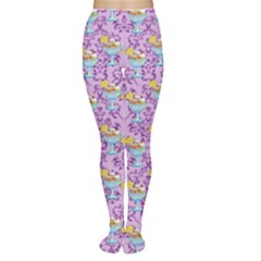 Paisley Lilac Sundaes Tights by snowwhitegirl