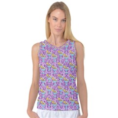 Paisley Lilac Sundaes Women s Basketball Tank Top by snowwhitegirl