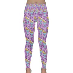 Paisley Lilac Sundaes Lightweight Velour Classic Yoga Leggings by snowwhitegirl