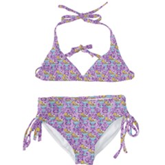 Paisley Lilac Sundaes Kids  Classic Bikini Set