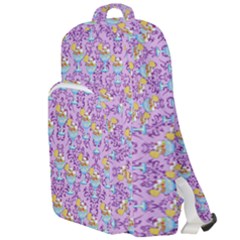 Paisley Lilac Sundaes Double Compartment Backpack by snowwhitegirl