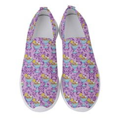 Paisley Lilac Sundaes Women s Slip On Sneakers