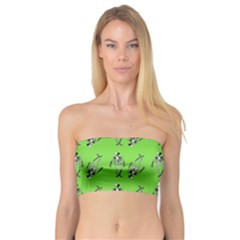 Skeleton Green Bandeau Top by snowwhitegirl