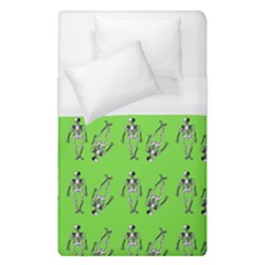 Skeleton Green Duvet Cover (single Size) by snowwhitegirl