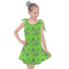 Skeleton Green Kids  Tie Up Tunic Dress by snowwhitegirl