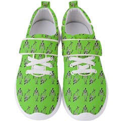 Skeleton Green Men s Velcro Strap Shoes