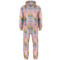 Ice Cream Sundae Pink Hooded Jumpsuit (Men)  View1