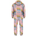 Ice Cream Sundae Pink Hooded Jumpsuit (Men)  View2