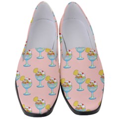 Ice Cream Sundae Pink Women s Classic Loafer Heels