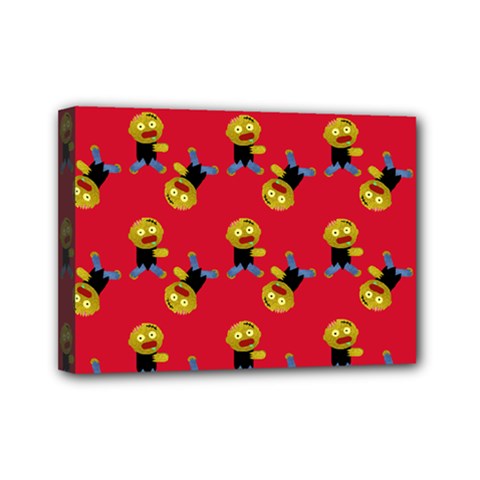 Golden Zombie Mini Canvas 7  X 5  (stretched) by snowwhitegirl