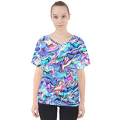 Ml 114 V-neck Dolman Drape Top by ArtworkByPatrick